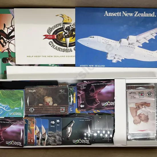 Quantity of Assorted Telecom Cards etc