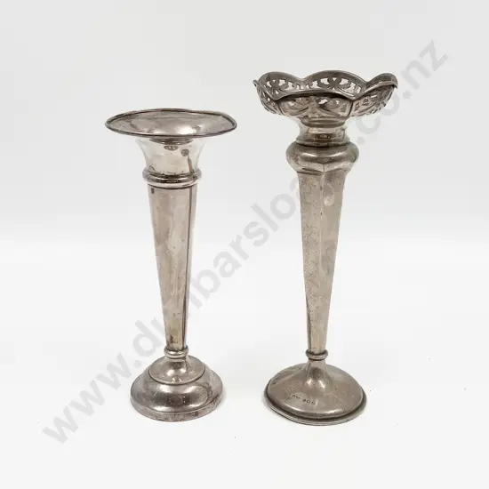 Two S/S Specimen Vases