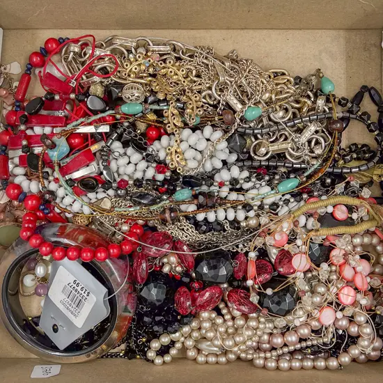 Box of Assorted Costume Jewellery