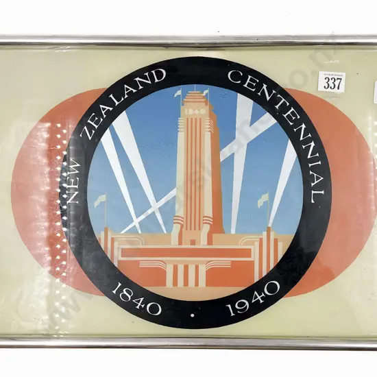 Art Deco NZ Centennial Tray