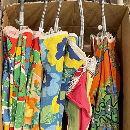 Quantity of Assorted VIntage Clamp Parasols