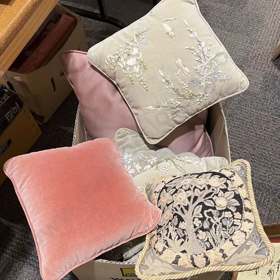 Eight Various Pillows