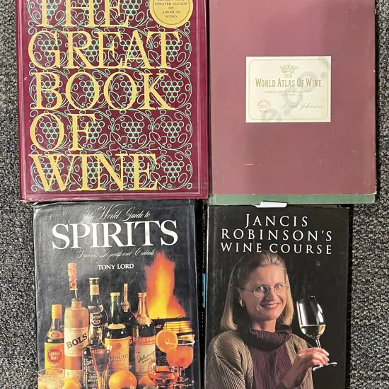 Four Books on Wine & Spirits