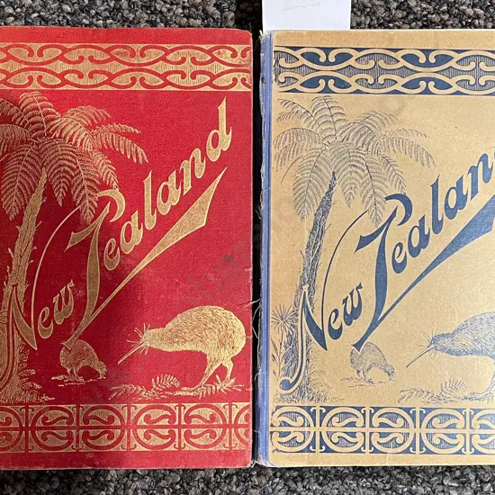 Guide to New Zealand by James Cowan Presented to a US Naval Servicemen by The NZ Government in 1908 with a Standard Copy