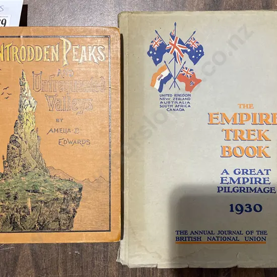 The Empire Trek Book with "Untrodden Peaks and Unfrequented Valleys" by Amelia B. Edwards (2)