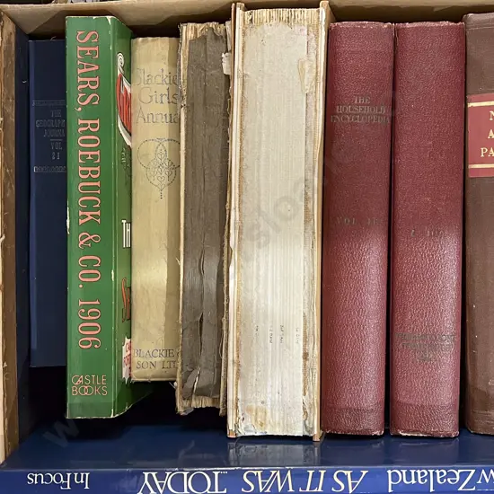 Box of Assorted Vintage Books