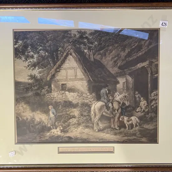 The Door of The Village Inn - Vintage Print