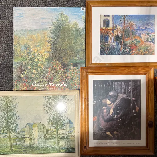 Four Assorted Prints