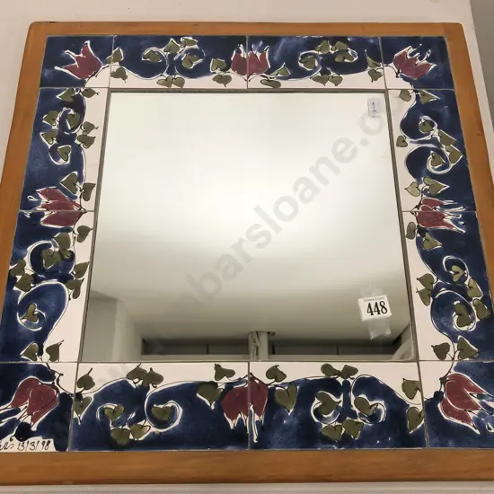 Tile Framed Wall Mirror