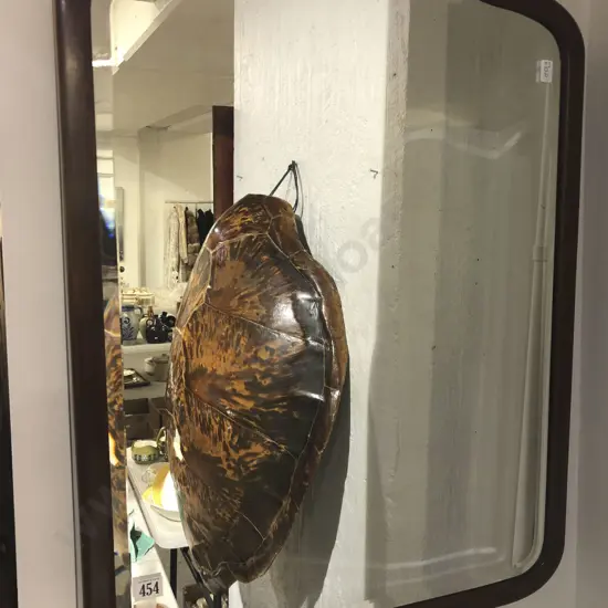 Mahogany Framed Bevel Edged Wall Mirror