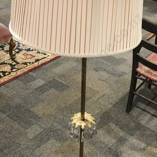 Ornate Brass Standard Lamp