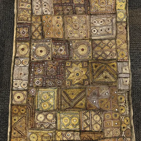 Indian Wallhanging Stump Work