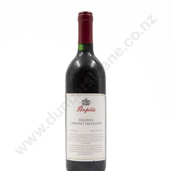 1 Bottle Penfolds Kalimna Cabernet Sauvignon Block 42 Vintage 1996
