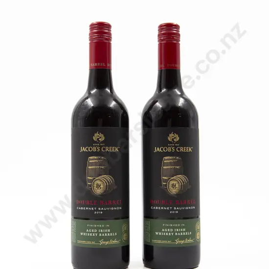 2 Bottles Australian Jacobs Creek SPECIAL RELEASE 'DOUBLE BARREL' Cabernet Sauvignon 2019
