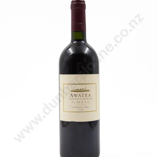 1 Bottle NZ Te Mata Estate Awatea Cabernet/Merlot Hawkes Bay 1998