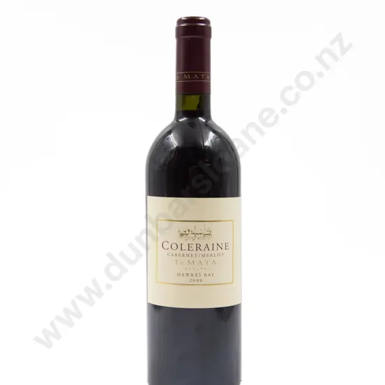 1 Bottle NZ Te Mata Estate Coleraine Cabernet/Merlot Hawkes Bay 2000