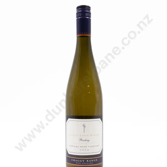 1 Bottle NZ Craggy Range Winery Rapaura Road Vineyard Riesling 2004