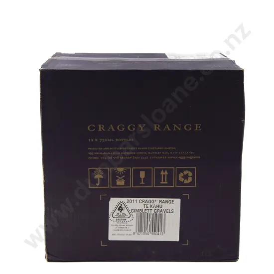 12 Bottles Craggy Range Gimblett Gravels Te Kahu 2011