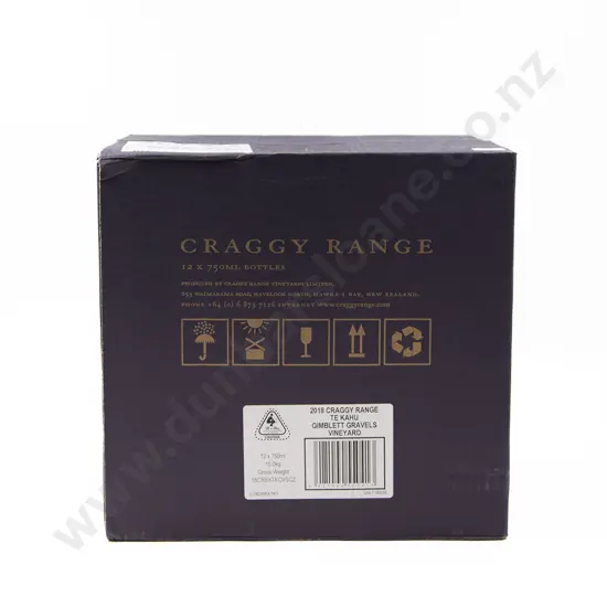 12 Bottles Craggy Range Gimblett Gravels Te Kahu 2018