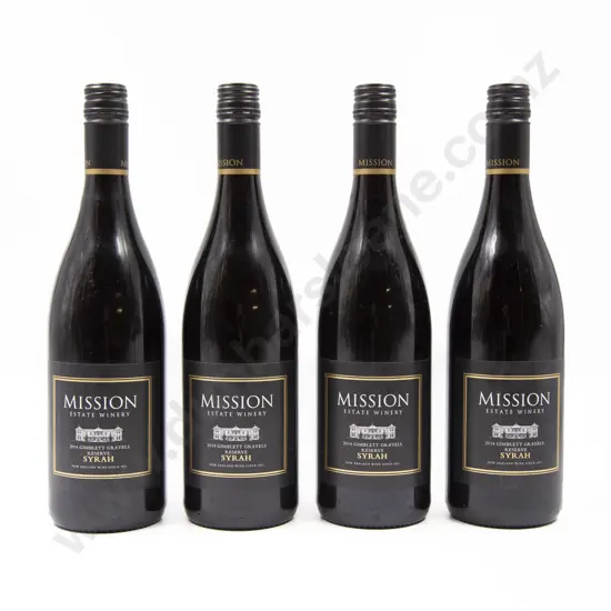 4 Bottles NZ Mission Estate 2014 Gimblett Gravels Reserve Syrah