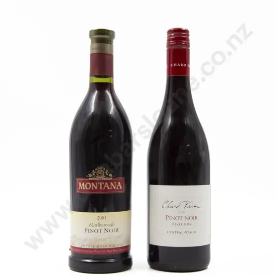 2 Bottles NZ Assorted Pinot Noir