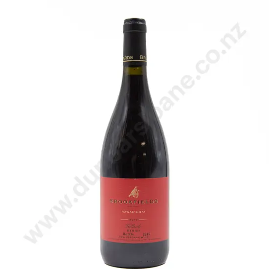 1 Bottle NZ Brookfields 'HILLSIDE' Hawkes Bay Merlot Syrah 2019