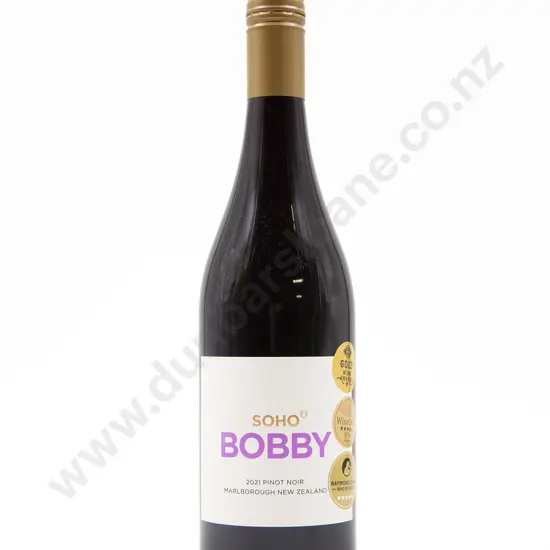 1 Bottle NZ Soho 'BOBBY' Marlborough Pinot Noir 2021