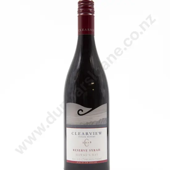 1 Bottle NZ Clearview Estate Reserve Syrah Hawke's Bay 2018