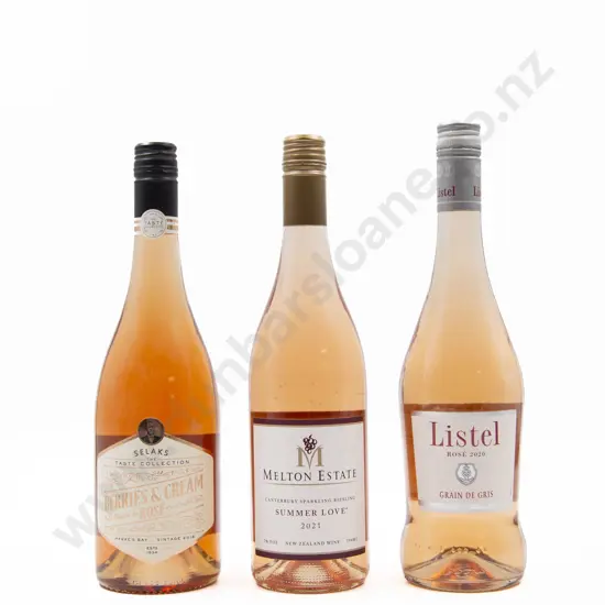 3 Bottles Assorted Rosé Incl. NZ