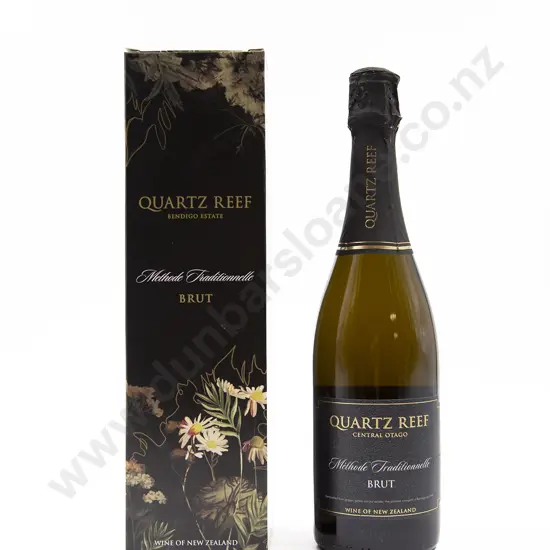 1 Bottle NZ Quartz Reef Bendigo Estate Methode Traditionnelle Brut (Presentation Boxed)