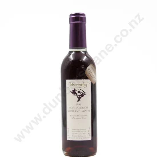 1 Bottle NZ Johanneshof Cellars Noble Late Harvest Marlborough 1995