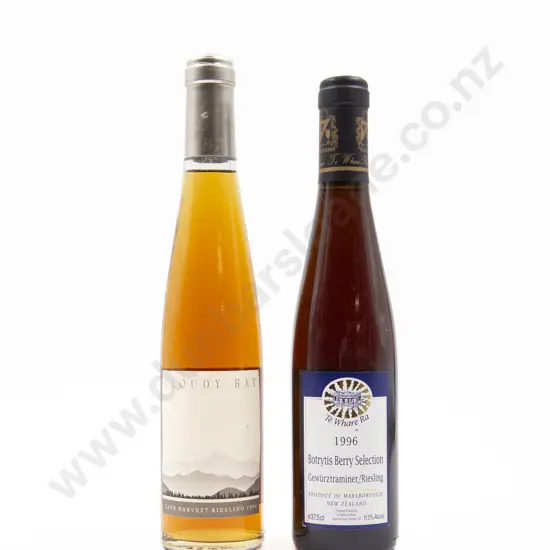 2 Bottles Assorted NZ Dessert Wines 1996