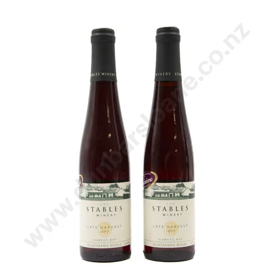 2 Bottles NZ Ngatarawa The Stables Winery Late Harvest 1997 Hawke's Bay
