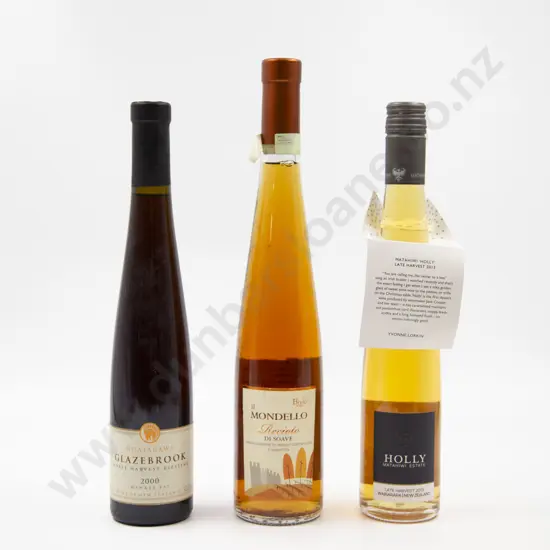3 Bottles NZ & Italian Late Harvest