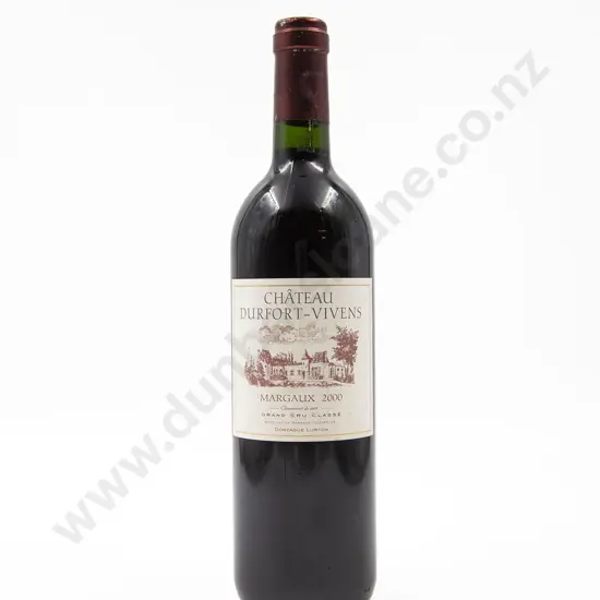 1 Bottle Château Durfort-Vivens Margaux 2000 Grand Cru Classé