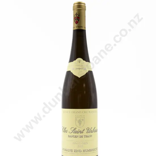 1 Bottle Dom Zind-Humbrecht Clos Saint Urbain "Rangen de Thann' GC Pinot Gris 2015 Alsace