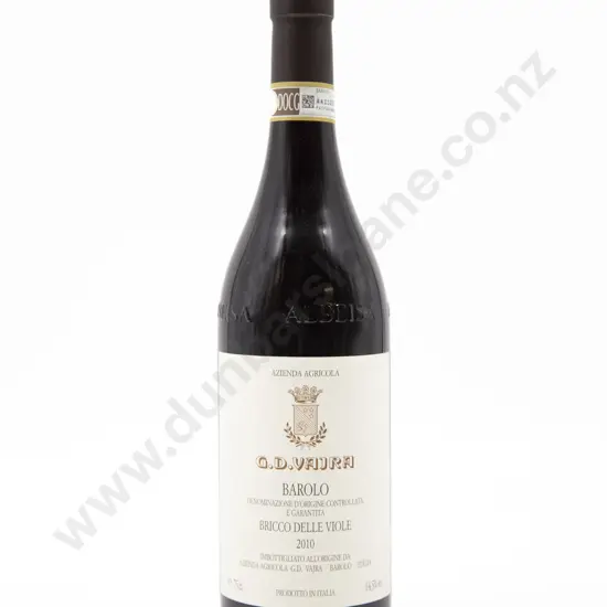 1 Bottle G D Vajra Barolo 'BRICCO delle VIOLE' 2010 Italy