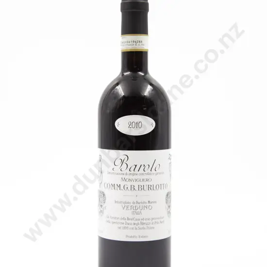 1 Bottle Comm. G B Burlotto Barolo 'MONVIGLIERO' 2010 Italy