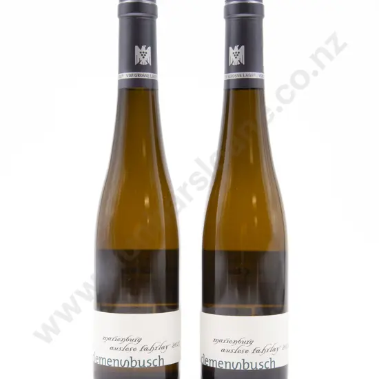 2 Bottles German ClemensBusch Marienburg Riesling Auslese 'Fahrlay' 2015