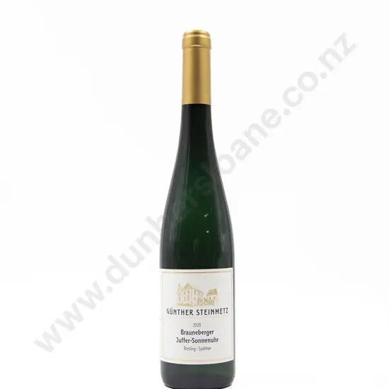 1 Bottle Gunther Steinmetz Brauneberger Juffer-Sonnenuhr Riesling Spatlese 2020