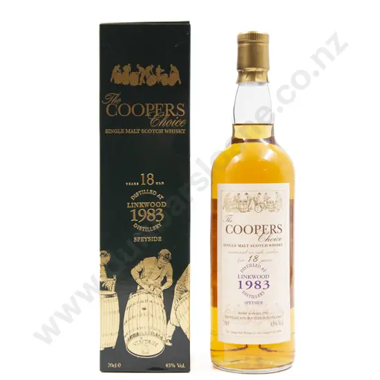 1 Bottle The Coopers Choice Speyside Single Malt 18YO Scotch Whisky