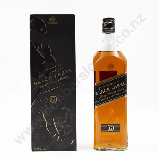 1 Bottle Johnnie Walker Black Label Blended Scotch Whisky 12YO (Boxed)