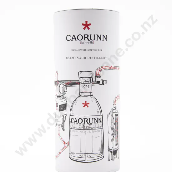 1 Bottle CAORUNN Balmenach Distillery 1824 Small Batch Scottish Gin
