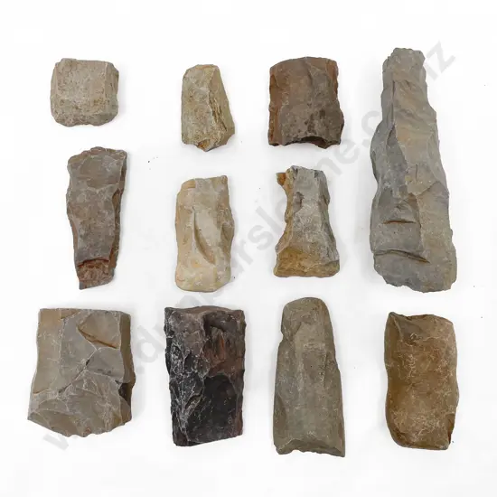 Eleven Adze Fragments From The Pitcairn Islands