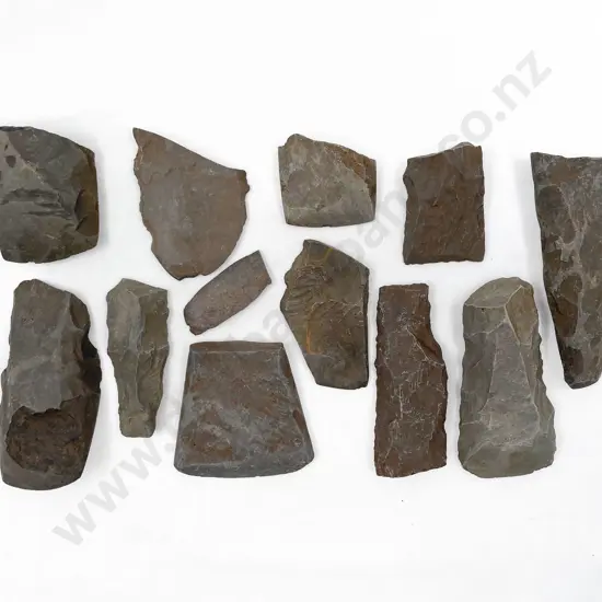 Eleven Adze Fragments From The Pitcairn Islands