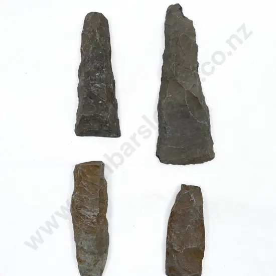 Four Adze Roughouts From The Pitcairn Islands