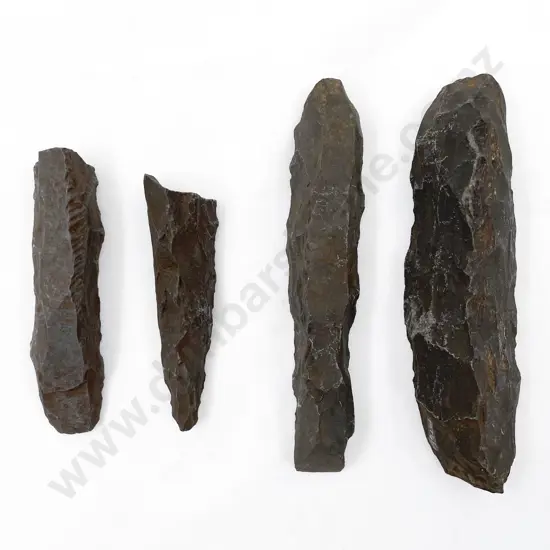 Four Adze Roughouts From The Pitcairn Islands