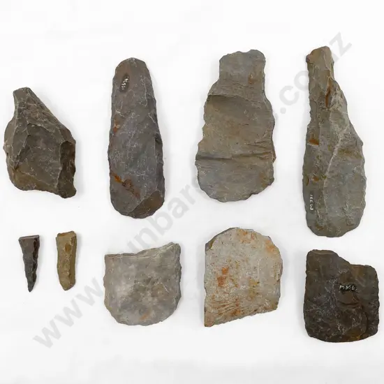 Nine Various Roughouts From The Pitcairn Islands