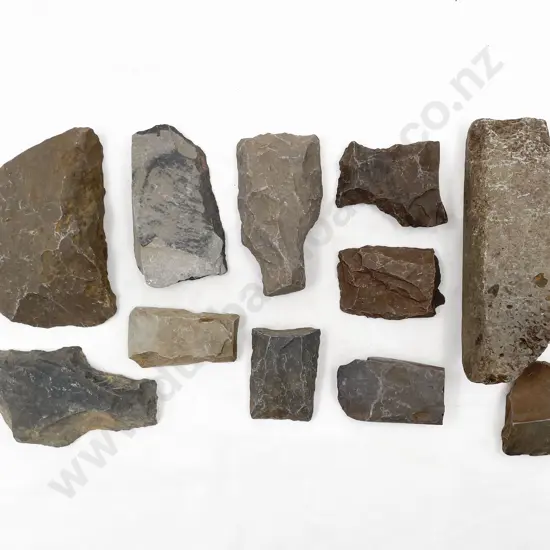 Eleven Various Roughouts And Fragments From The Pitcairn Islands
