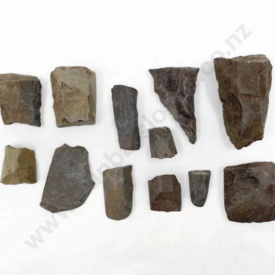 Twelve Various Roughout Fragments From The Pitcairn Islands